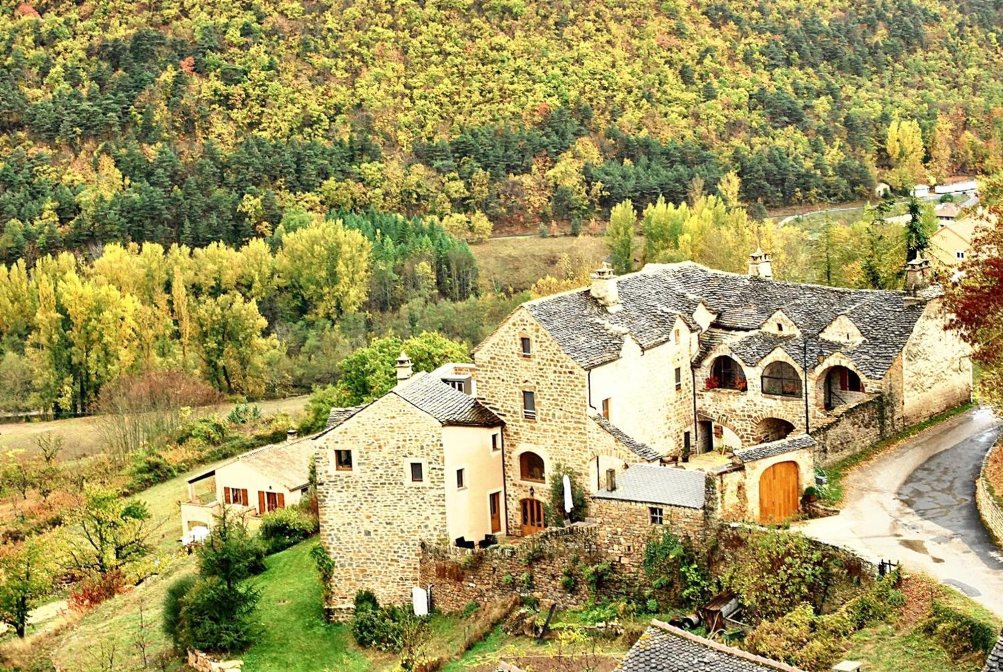Maison Pittoresque A Mostuejouls Avec Vue Sur La Montagne Exterior foto
